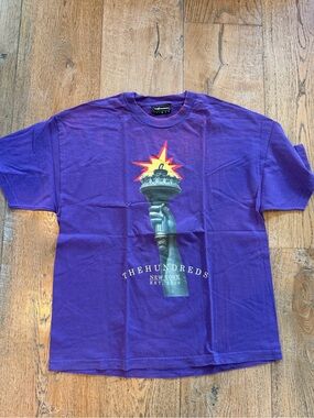 The Hundreds Purple Statue Torch Tee